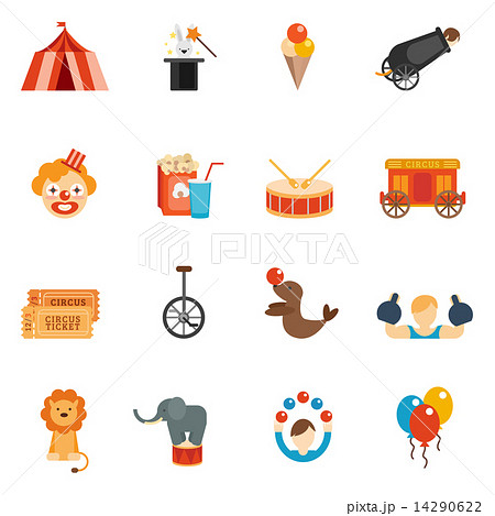Circus Icon Flat 14290622
