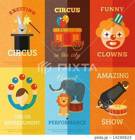 Circus Poster Set 14290623