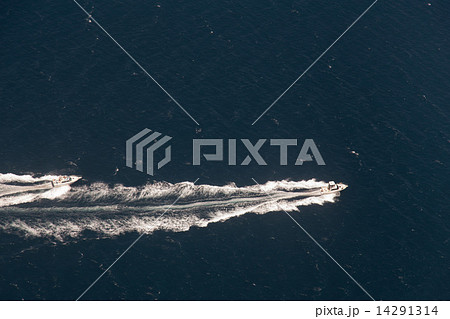 モーターボート空撮 モーターボート空撮 14291314