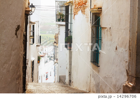 view of picturesque street in Arcos de la Frontera view of picturesque street in Arcos de la Frontera 14296706