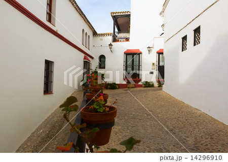 picturesque street in european city. Arcos de la Frontera picturesque street in european city. Arcos de la Frontera 14296910