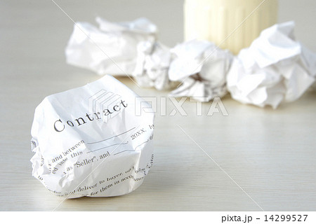 ビジネスイメージ―契約破棄 ビジネスイメージ―契約破棄 14299527
