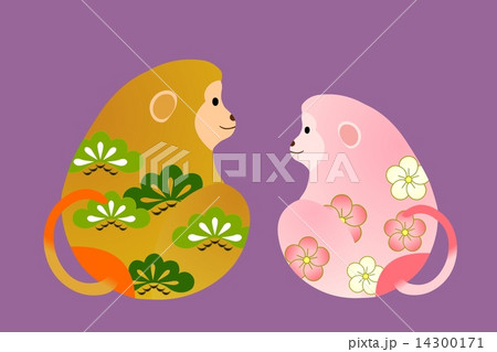 申の置物 14300171