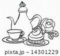 ティータイム　イラスト 14301229