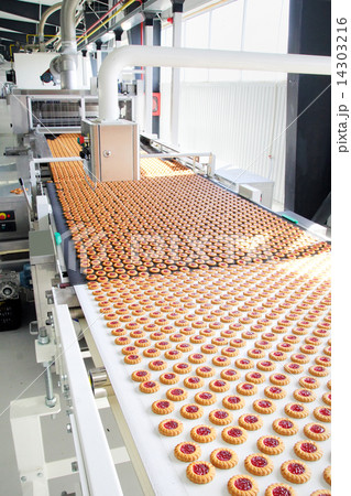 production cookie in factory production cookie in factory 14303216