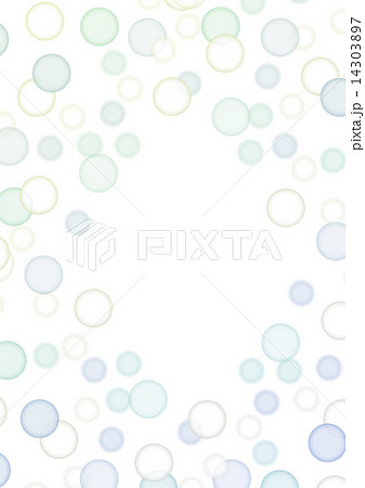泡 フレーム 枠 気泡 あわのイラスト素材 14303897 Pixta