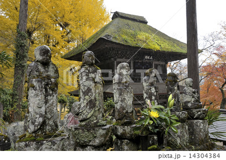 六地蔵と光徳寺の山門 14304384