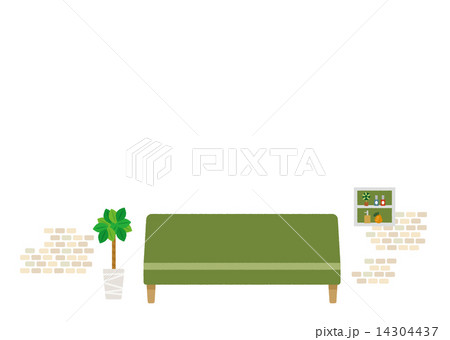 ソファ 長椅子 観葉植物 ソファ 長椅子 観葉植物 14304437