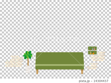 ソファ 長椅子 観葉植物 ソファ 長椅子 観葉植物 14304437