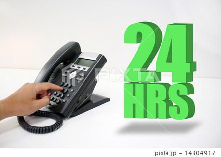電話をかける ２４時間OKです 14304917