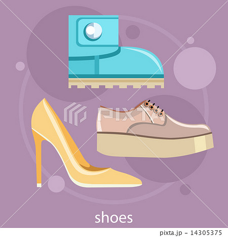 Set of different shoes 14305375