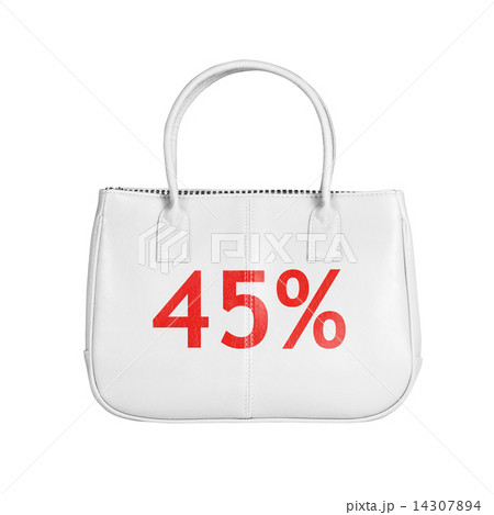 Sale bag design element isolated on white Sale bag design element isolated on white 14307894