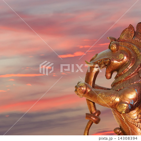 Traditional statues of gods and goddesses in the Hindu temple 14308394