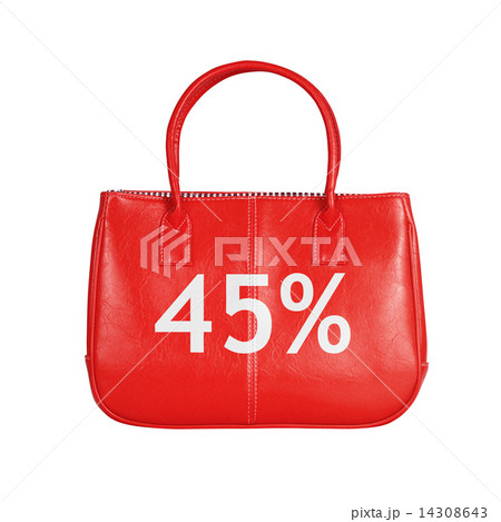 Sale bag design element isolated on white 14308643