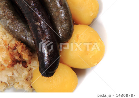 black and white pudding as czech typical food 14308787