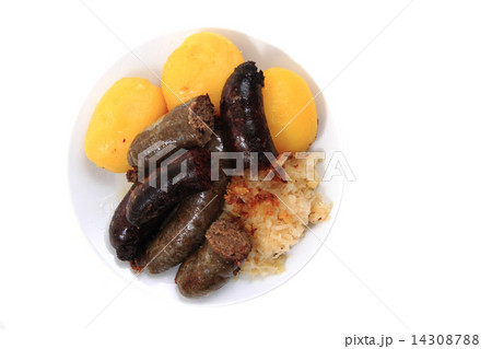 black and white pudding as czech typical food 14308788
