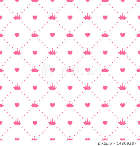 Princess Seamless Pattern Background Vector Illustration 14309287