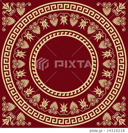 vector Traditional vintage gold Greek ornament (Meander) 14310218