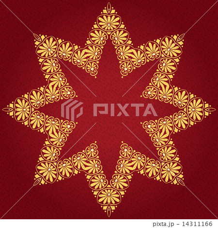 vector vintage elegant lace gold ornament  14311166