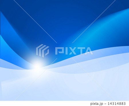 光と青の背景 光と青の背景 14314883