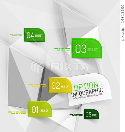 Vector fresh business abstract infographics template 14315130