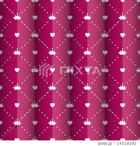 Princess Seamless Pattern Background Vector Illustration 14319292