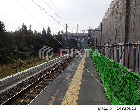 津軽今別駅 仮設ホーム上り 津軽今別駅 仮設ホーム上り 14320913