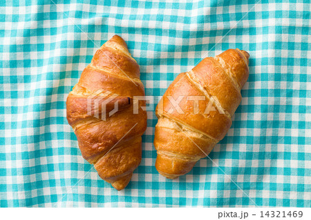 two croissants 14321469