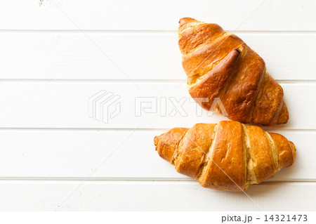 two croissants two croissants 14321473