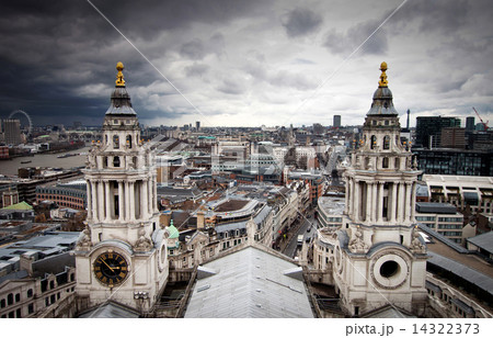 London view from St. Paul cathedral London view from St. Paul cathedral 14322373