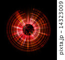 Red globe abstract 14323009