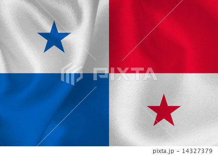 パナマ 国旗 旗のイラスト素材