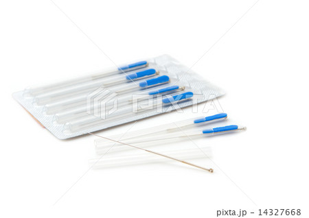 Acupuncture needles on isolate 14327668
