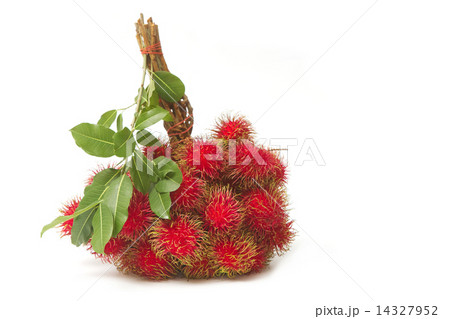 asian fruit , Rambutan with leaf 14327952