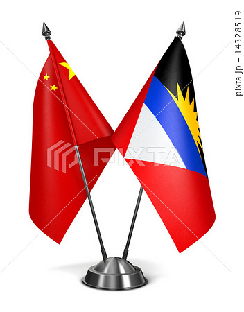 China, Antigua and Barbuda - Miniature Flags. 14328519
