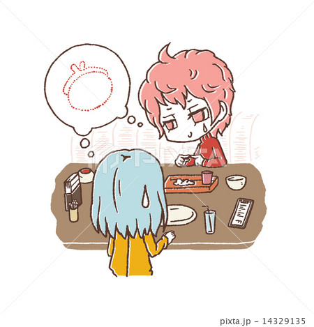 財布を忘れた二人 14329135