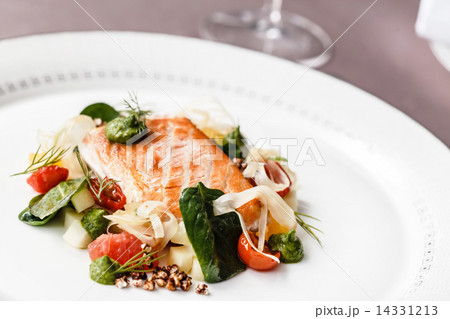 salmon with vegetables salmon with vegetables 14331213
