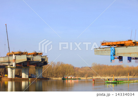 River Bridge Construction Site River Bridge Construction Site 14334034