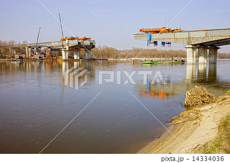 River Bridge Construction Site 14334036