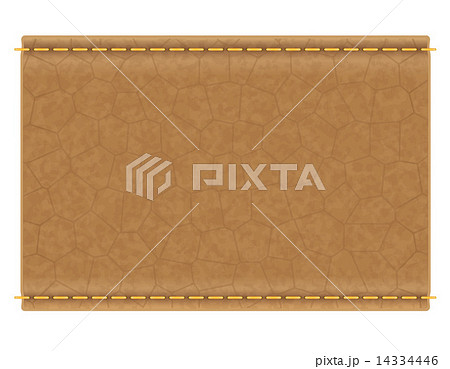 leather label for jeans vector illustration 14334446
