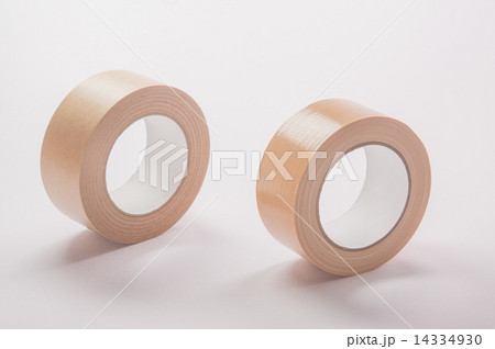 クラフト粘着テープと布粘着テープ（ガムテープ２種） 14334930