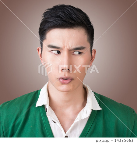 Funny facial expression 14335663