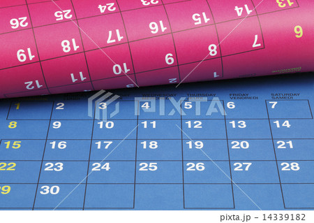 カラフルカレンダー 14339182