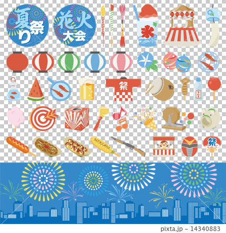 夏祭り アイコン 夏祭り アイコン 14340883