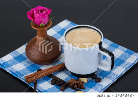 Espresso with rose 14343437