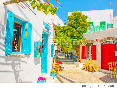 Chora the capital of Amorgos island in Greece Chora the capital of Amorgos island in Greece 14343786