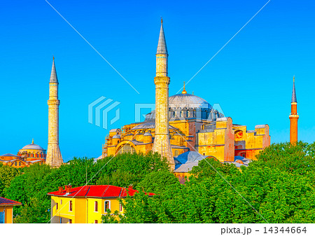 Hagia Sophia church, landmark of Istanbul Turkey 14344664