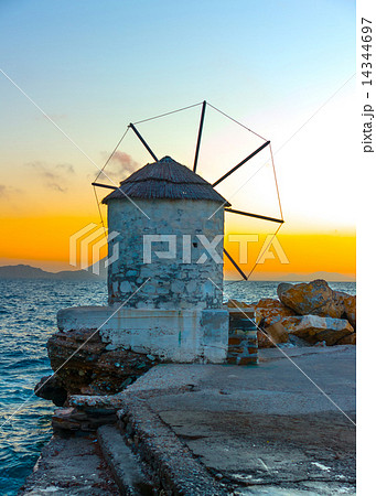 in Aigiali village in Amorgos island Greece 14344697