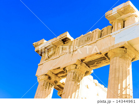 Details of Parthenon temple in Athens Greece Details of Parthenon temple in Athens Greece 14344961