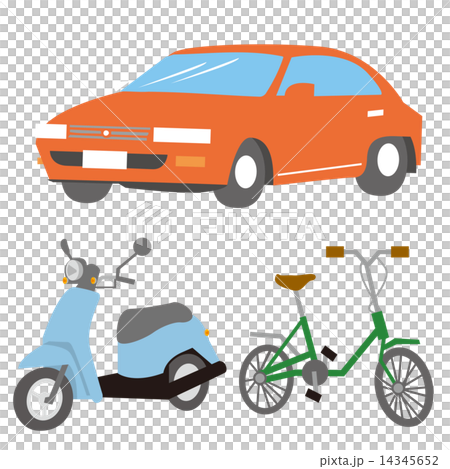 通勤手段01車,原付,自転車 通勤手段01車,原付,自転車 14345652